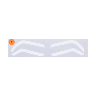Air Brush brow stickers