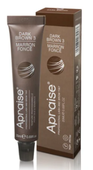 Apraise wimper en wenkbrauwverf donker bruin vegan en pdd vrij