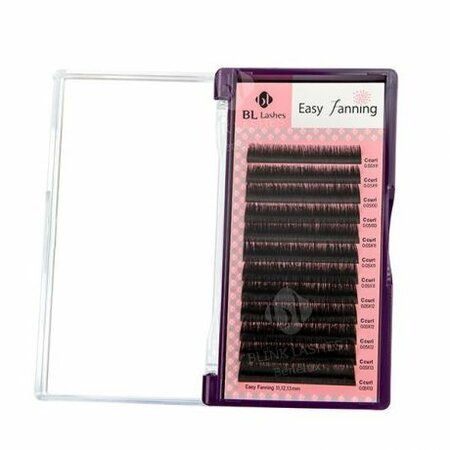 BL Lashes Easy Fanning Feather Brown mix 0,07